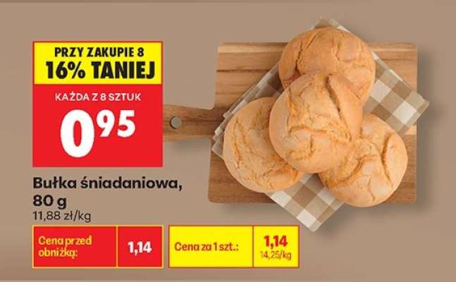 bułka śniadaniowa 80 g