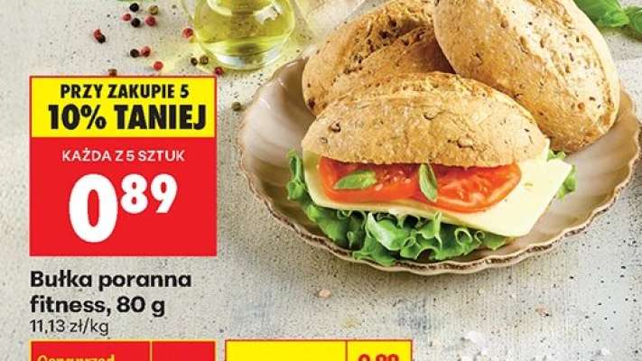 bułka poranna fitness , 80 g