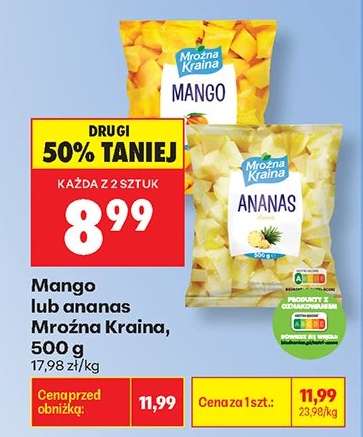 Mango lub ananas Mroźna Kraina, 500 g