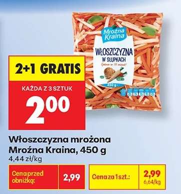Włoszczyzna mrożona Mroźna Kraina, 450 g