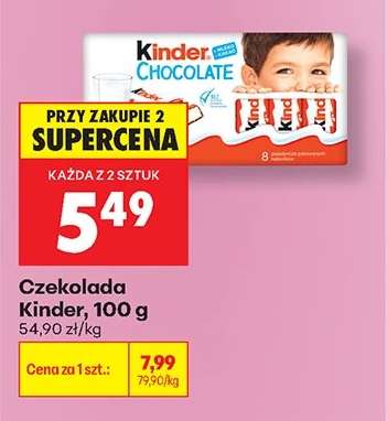 Czekolada Kinder, 100 g