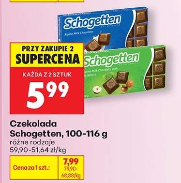 Czekolada Schogetten, 100/116 g