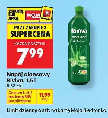 Napój aloesowy Riviva, 1,5 l