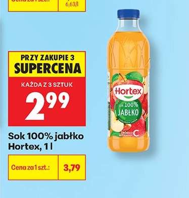 Sok 100% jabłko Hortex, 1l