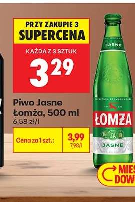 Piwo Jasne Lomža 500 ml