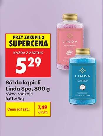 Sól do kąpieli Linda Spa, 800 g