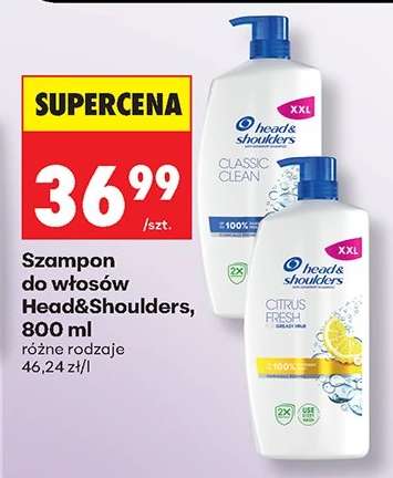 Szampon do włosów Head&Shoulders, 800 ml