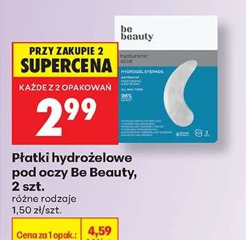 Płatki hydrożelowe pod oczy Be Beauty, 2 szt.