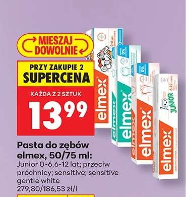 Pasta do zębów elmex, 50/75 ml