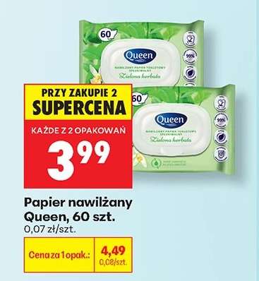 Papier nawilżany Queen , 60 szt