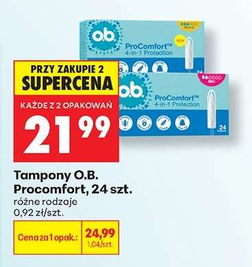 Tampony O.B. Procomfort, 24 szt.