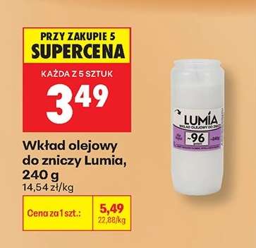 Wkład olejowy do zniczy Lumia 240 g