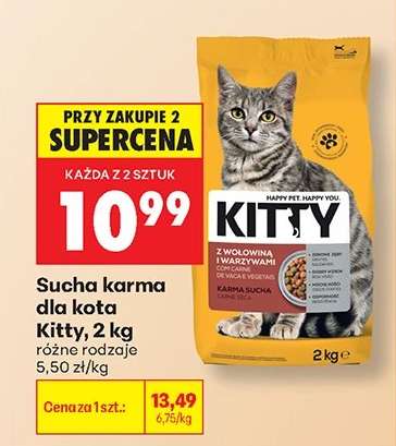 Sucha karma dla kota Kitty, 2 kg