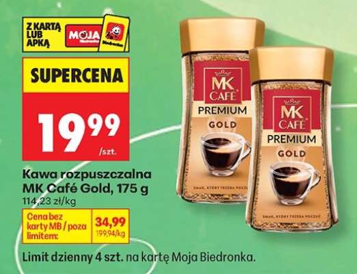 Kawa rozpuszczalna MK Café Gold 175 g