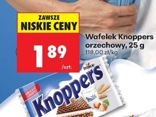 Wafelek Knoppers orzechowy, 25 g