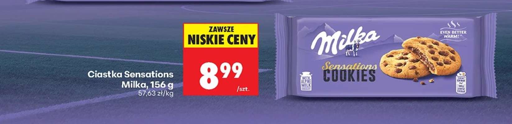 Ciastka Sensations Milka, 156 g