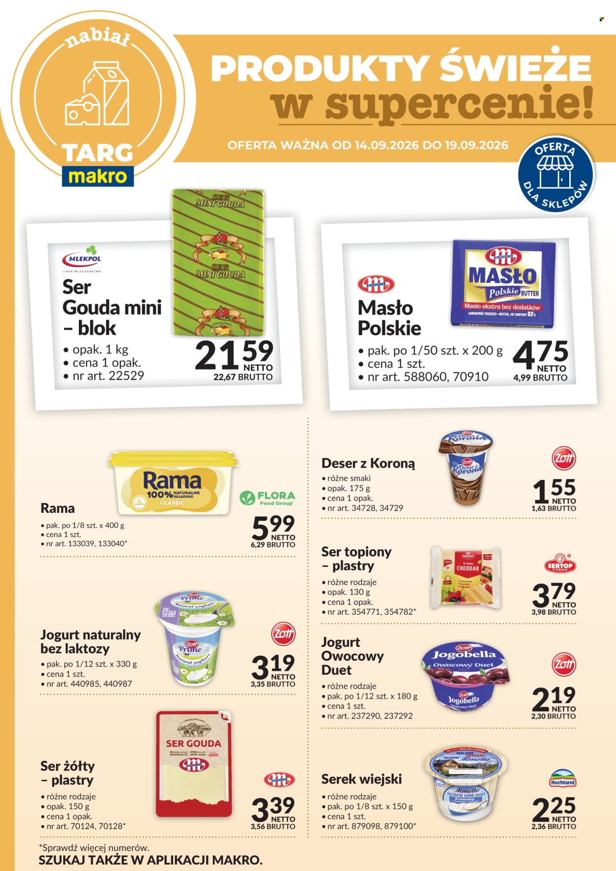 Gazetka Makro - 13.09.2026 - 19.09.2026. Strona 1
