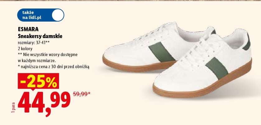 ESMARA Sneakersy damskie