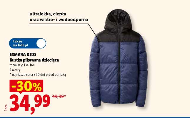 ESMARA KIDS Kurtka pikowana dziecięca