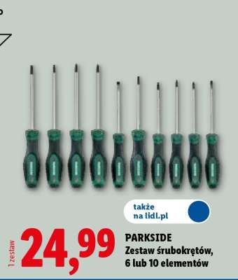 Parkside Zestaw śrubokrętów