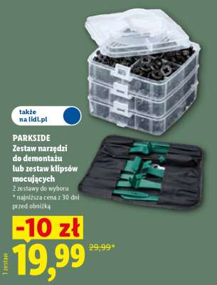 PARKSIDE Zestaw narzędzi do demontażu lub zestaw klipsów mocujących