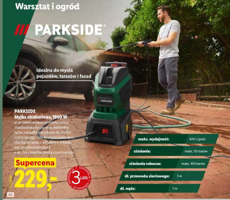Parkside Myjka ciśnieniowa 1800 W
