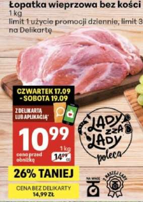 Łopatka wieprzowa bez kości