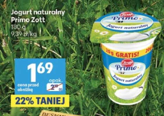 Jogurt naturalny PRIMO ZOTT