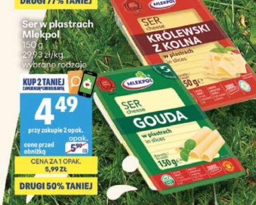 Ser w plastrach Mlekpol
