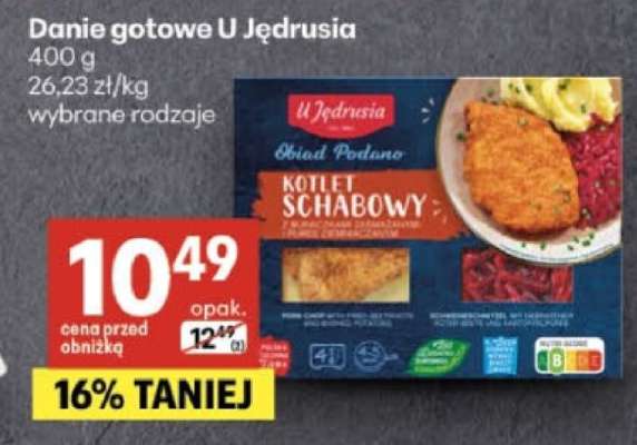 Danie gotowe U JĘDRUSIA