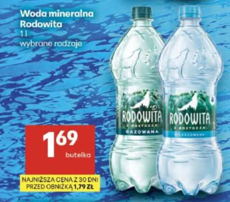 Woda mineralna RODOWITA