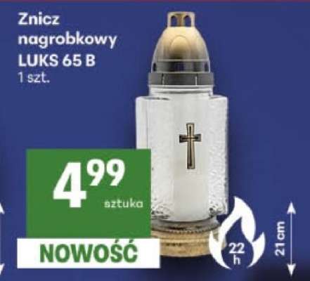 Znicz nagrobkowy LUKS 65 B