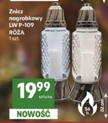 Znicz nagrobkowy LW P-109 RÓŻA