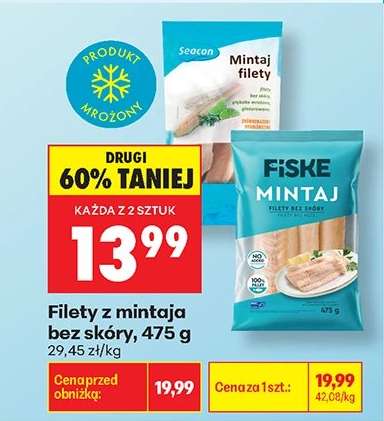 Filety z mintaja bez skóry 475 g