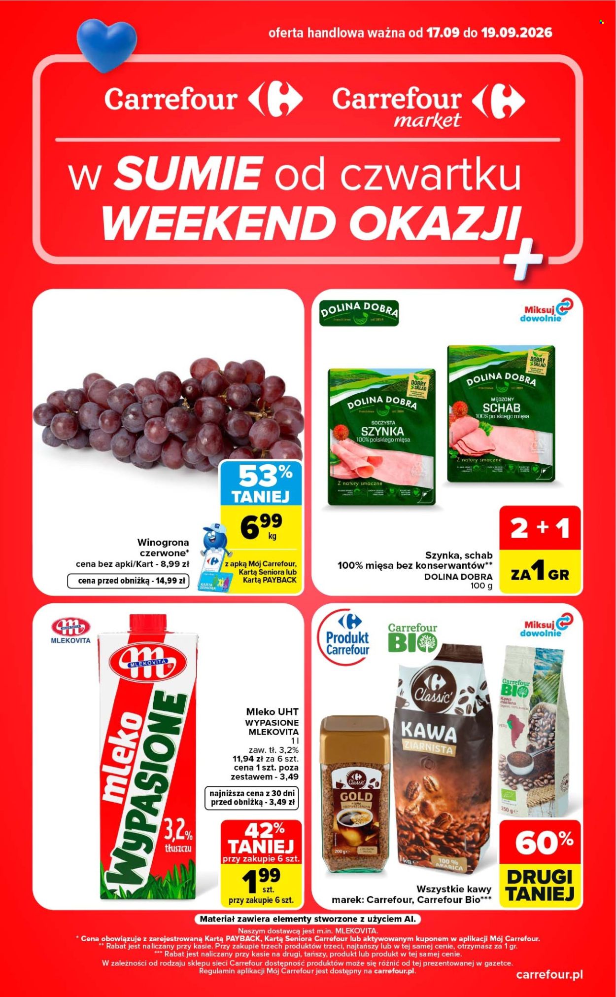 Gazetka Carrefour - 17.09.2026 - 19.09.2026. Strona 1