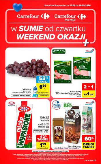 Gazetka Carrefour - 17.09.2026 - 19.09.2026.
