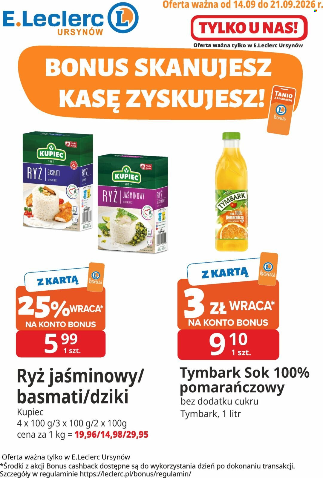 Gazetka E.Leclerc - 14.09.2026 - 21.09.2026. Strona 1