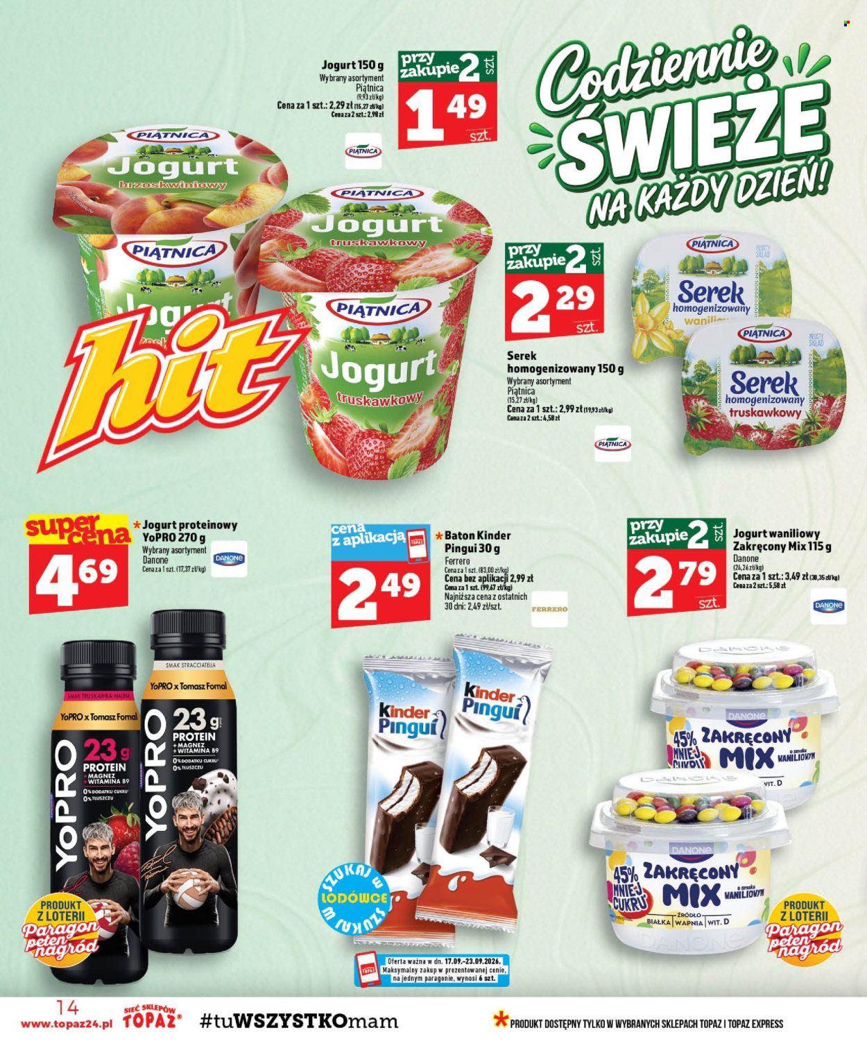 Gazetka Topaz - 17.09.2026 - 23.09.2026. Strona 14
