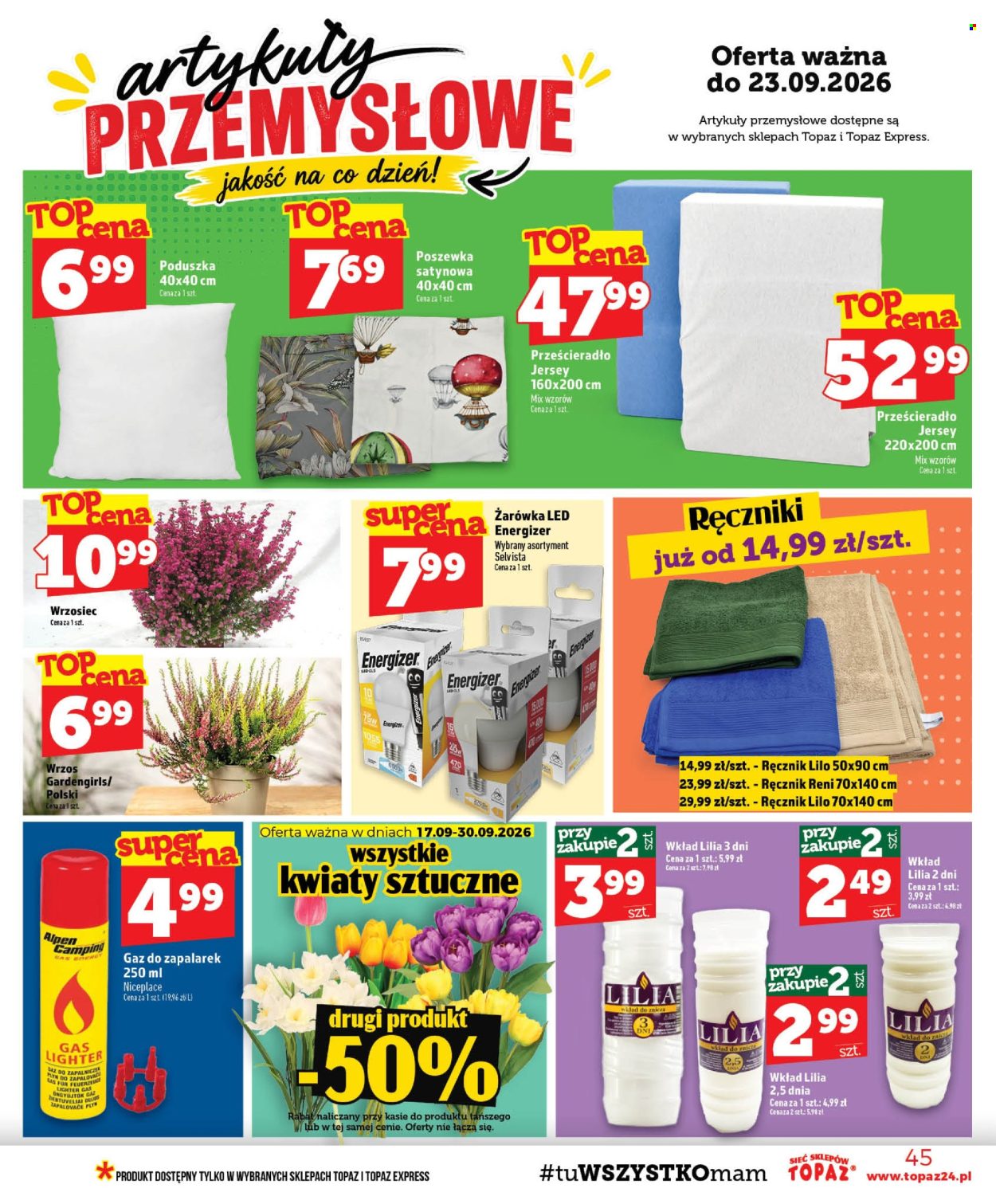 Gazetka Topaz - 17.09.2026 - 23.09.2026. Strona 45