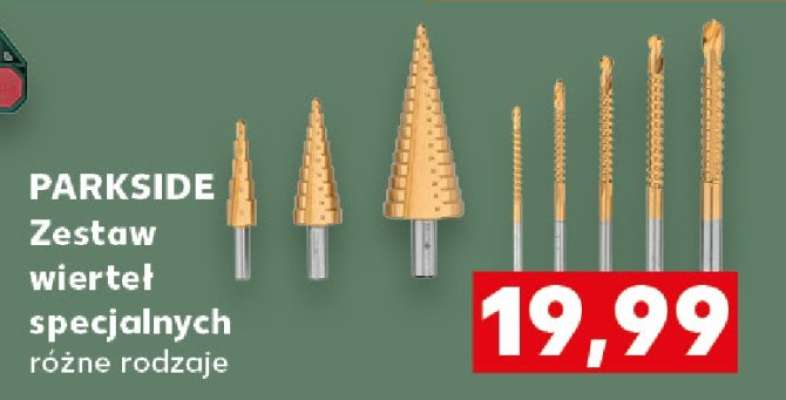 PARKSIDE Zestaw wierteł specjalnych różne rodzaje