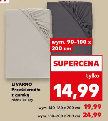 LIVARNO Prześcieradło z gumką