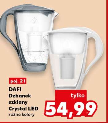 DAFI Dzbanek szklany Crystal LED