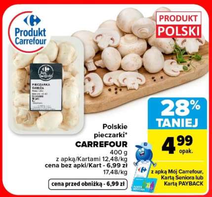Polskie pieczarki CARREFOUR