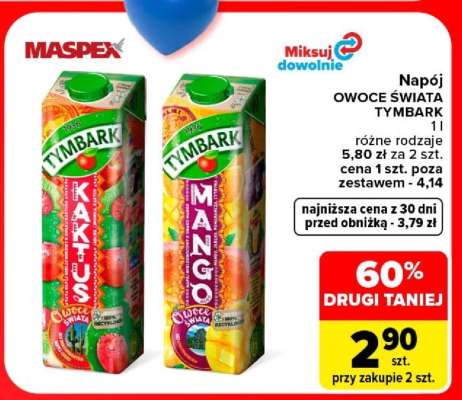 Napój Owoce Świata Tymbark