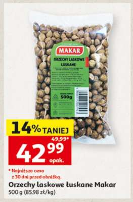Orzechy laskowe łuskane Makar