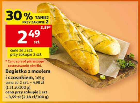 Bagietka z masłem i czosnkiem