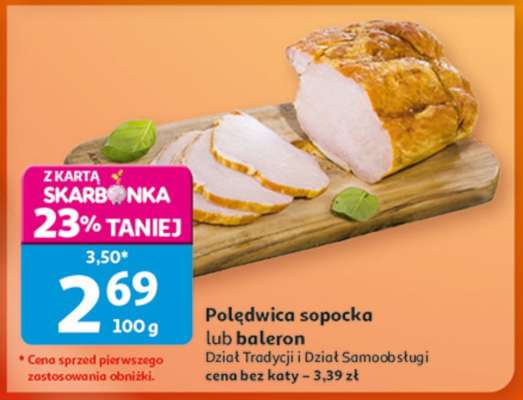 Polędwica sopocka lub baleron