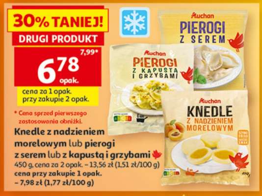 Auchan Pierogi z serem
