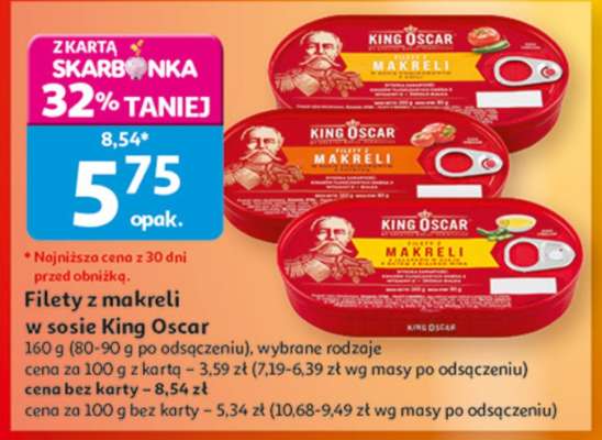 Filety z makreli w sosie King Oscar