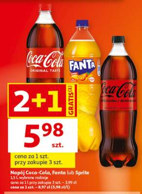 Napój Coca-Cola, Fanta lub Sprite